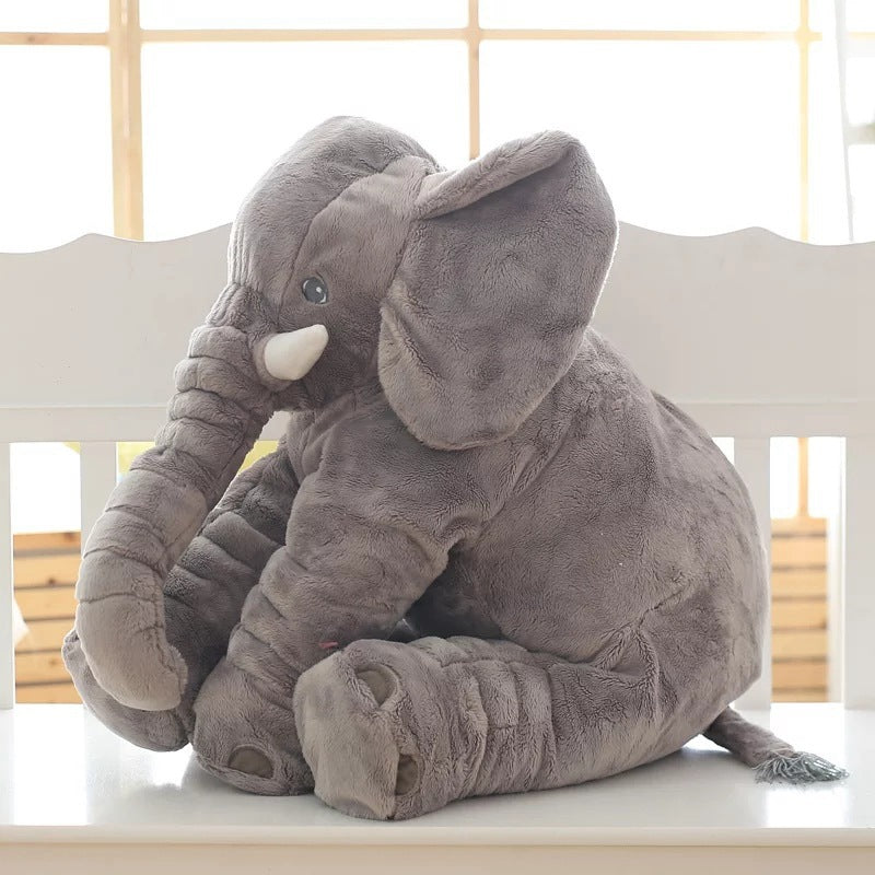 Soft Comfort Elephant Plush Toy  Accompany Sleeping Baby Sleep Child Pillow Leather Shell