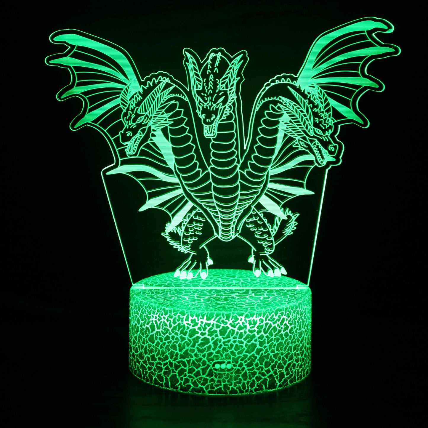 Dinosaur Series Touch Remote Control Creative 3D Desk Lamp Gift Led Seven Color Night Light