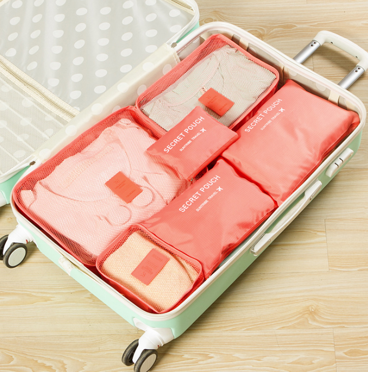 Durable Waterproof Nylon Packing Cube Travel Organizer Bag