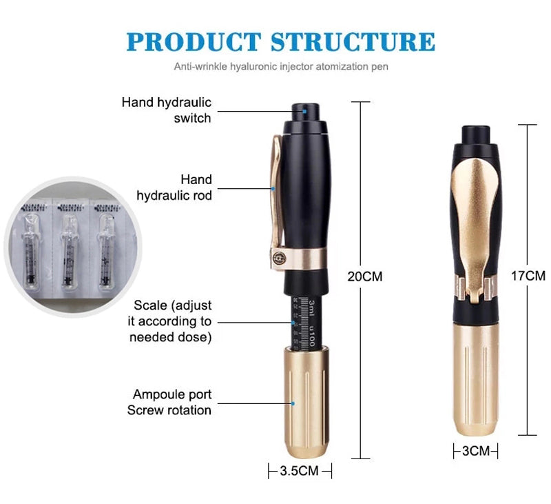 Nebulizer wrinkle-free needle syringe