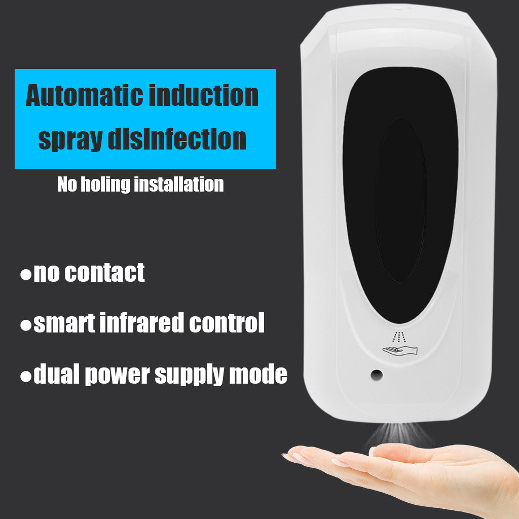 1000ML Automatic Induction Disinfection Soap Alcohol Sprayer Touchless Dispenser