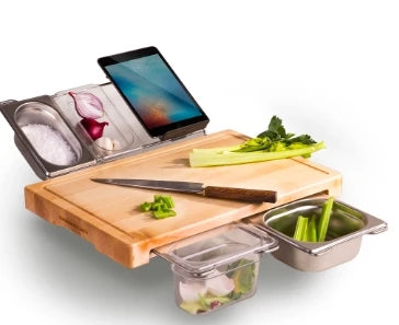 Vegetable Kitchen Cutting Board With Trays