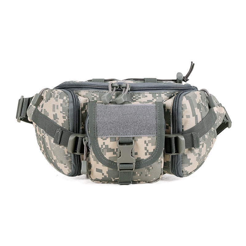 Outdoor military fan tactical belt bag