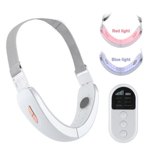 Facial Massager V-Face Beauty Instrument Wireless Remote Control EMS Color Light Vibration Face-Lifting Instrument