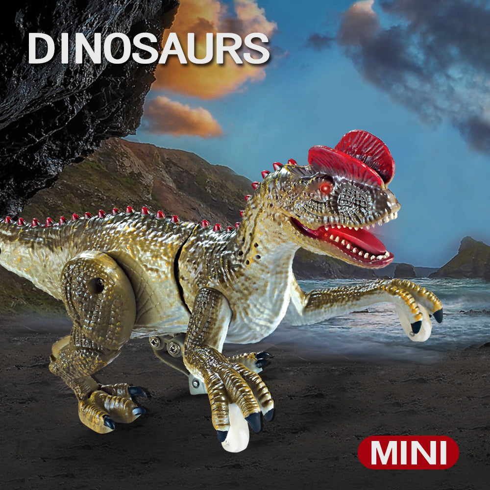 2.4G Remote Control Simulation Dinosaur Raptor Voice Mini Children Dinosaur Toy Electric Model