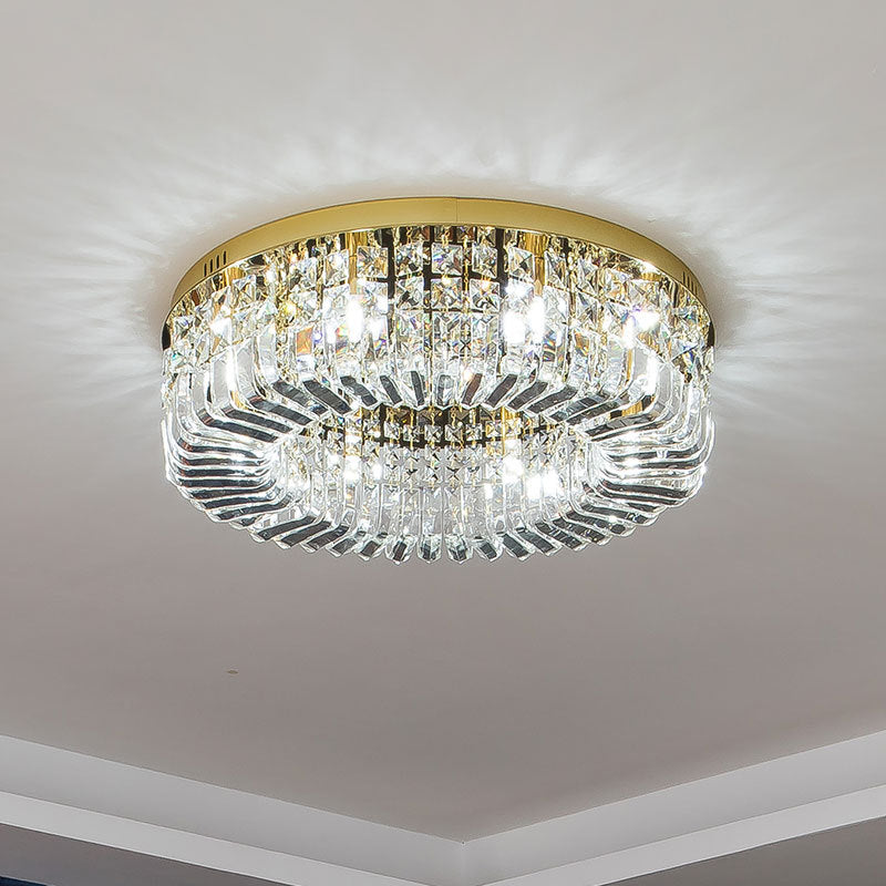 Simple European Creative Living Room Postmodern Crystal Ceiling Light