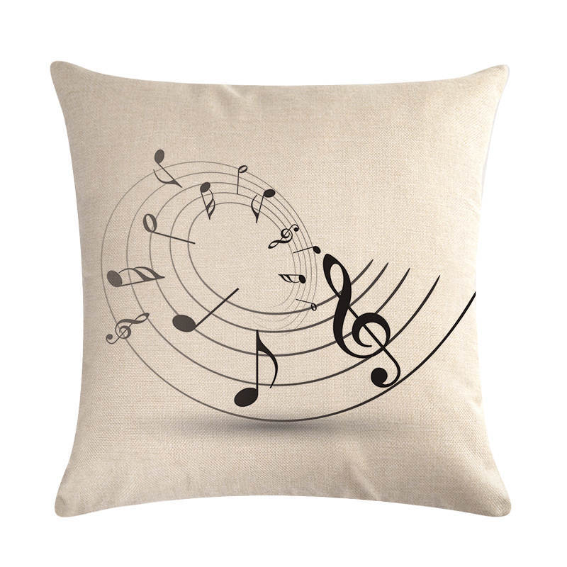 Abstract Guitar Series Linen Pillowcase Cushion Cover