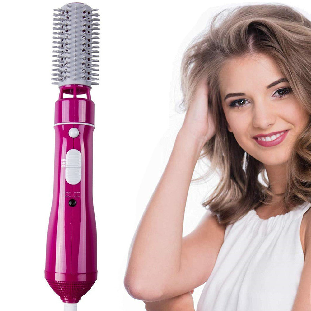 7 in 1Multi-functional Hot Air Comb Dry  Care One Step Hair Dryer Salon Collection Hair Straight Curler Two Use