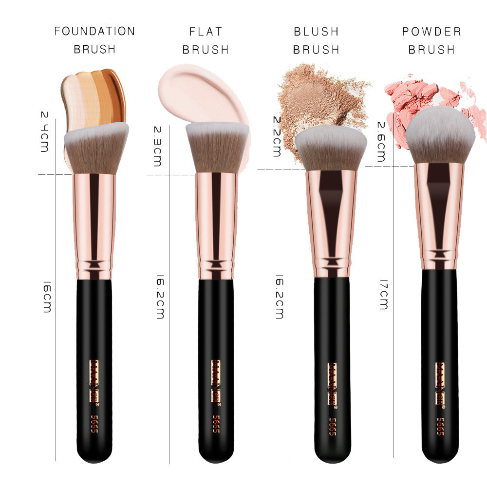 8PCS Professional Foundation Eye Shadow Eyebrow Blush Makeup Brushes Set+Bag