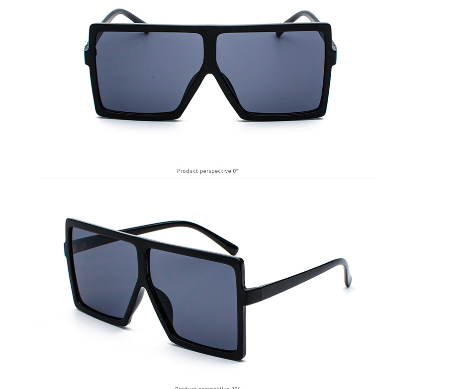 European and American Fashion Big Box Sunglasses