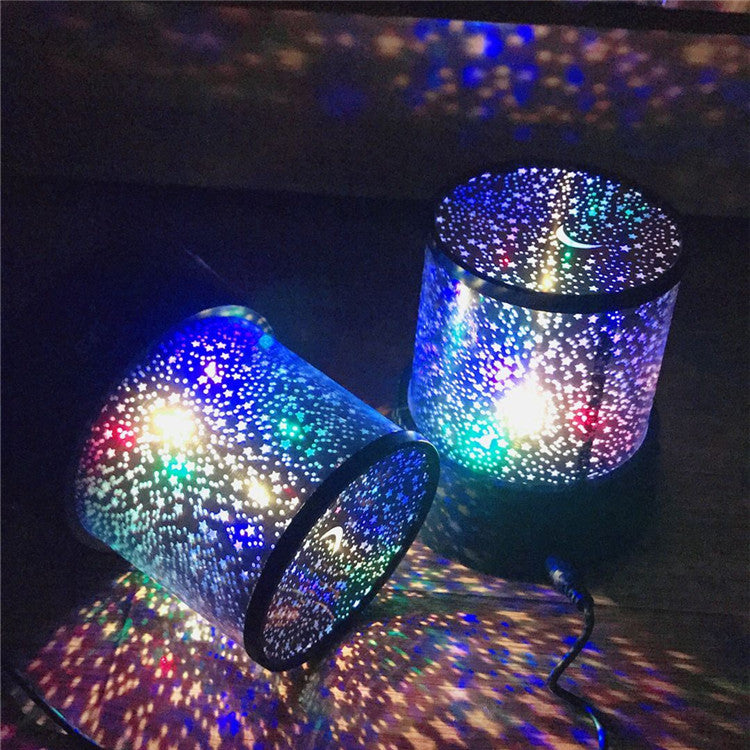 LED Night Light Projector Lamp Colorful Star Light (Random Color)