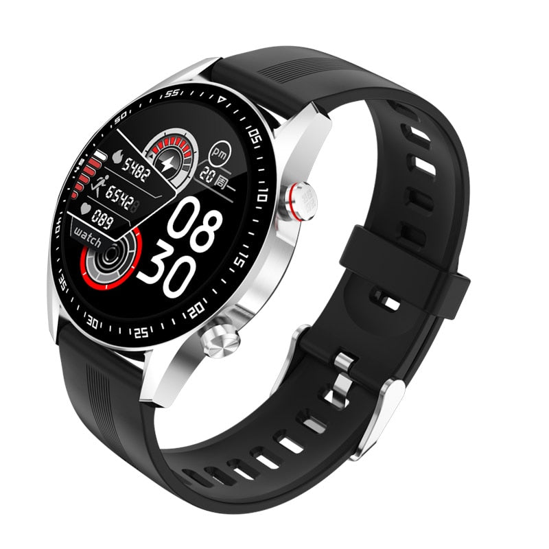 E1-2 Smart Watch Men Bluetooth Call Custom Dial Full Touch Screen Waterproof Smartwatch For Android IOS Sports Fitness Tracker