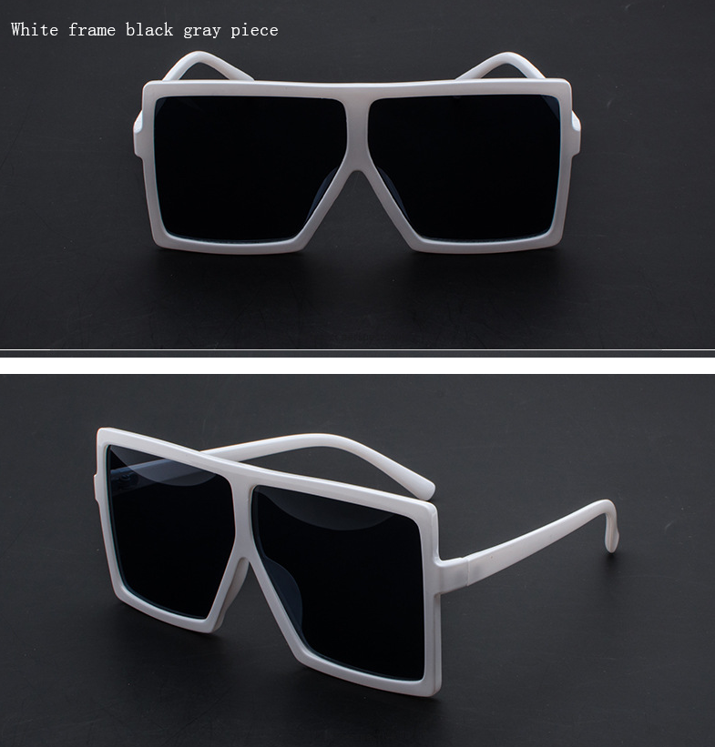 European and American Fashion Big Box Sunglasses