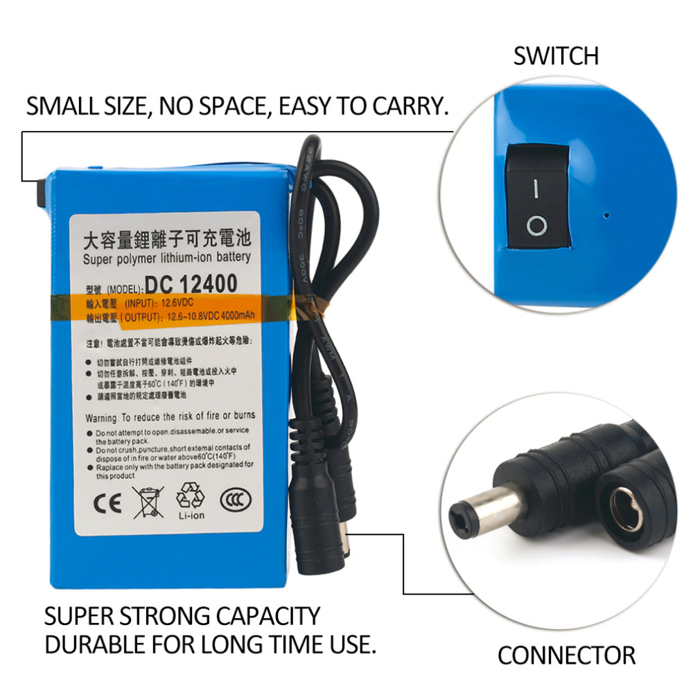 Rechargeable spare lithium battery