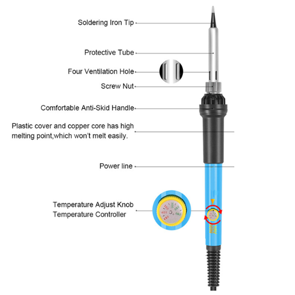 Soldering iron welding