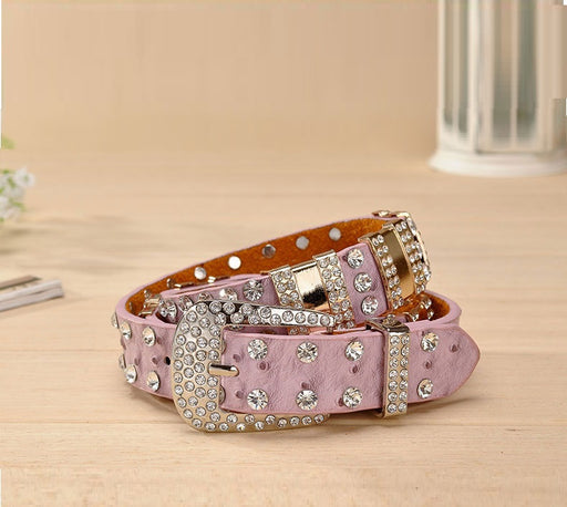 Decorative Fashion Wide Rhinestone Full Diamond Belt