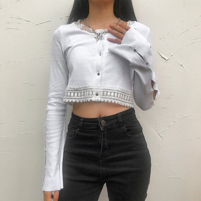 Short navel top