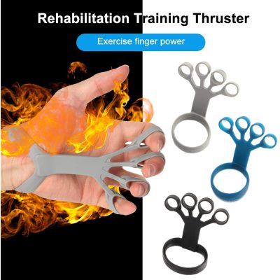 Silicone Wrist Stretcher Finger Exercise Trainer Finger Tension Circle Five Fingers