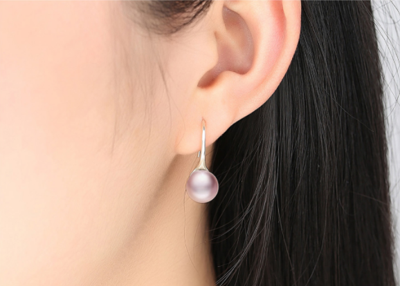 Korean Temperament All-match Female Pearl Earrings