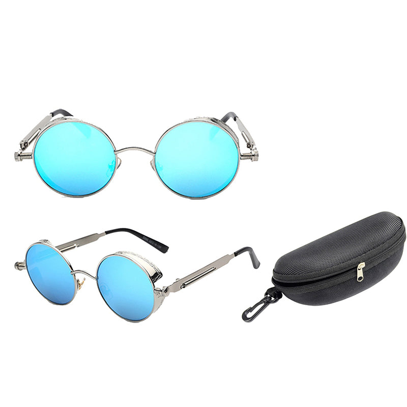 Austin Powers Vintage Round Metal Frame Sunglasses