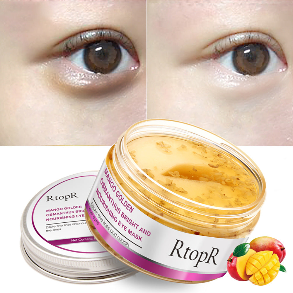 Eye Mask Mango Golden Osmanthus Bright And Nourishing Skin Care Anti-Puffiness Dark Circle Anti-Aging Treatment Mask