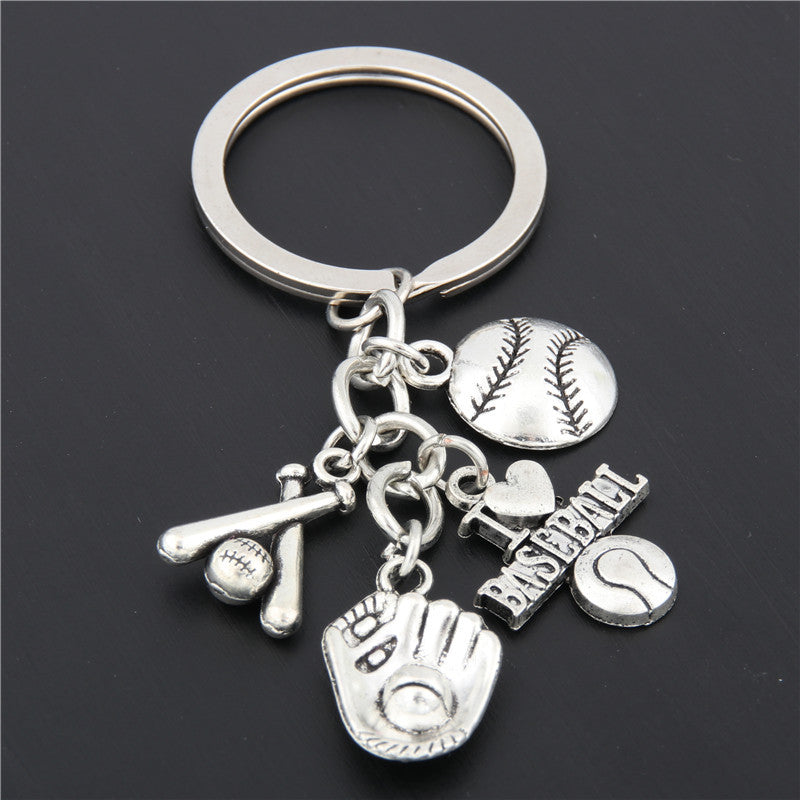 Cheerleader Athlete Fitness Sport Keychain