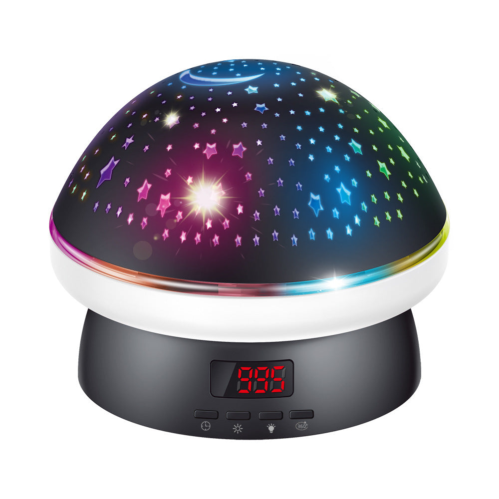 New Remote Control Mushroom Star Projection Lamp Rotary Projection Night Lamp Bedroom Lamp