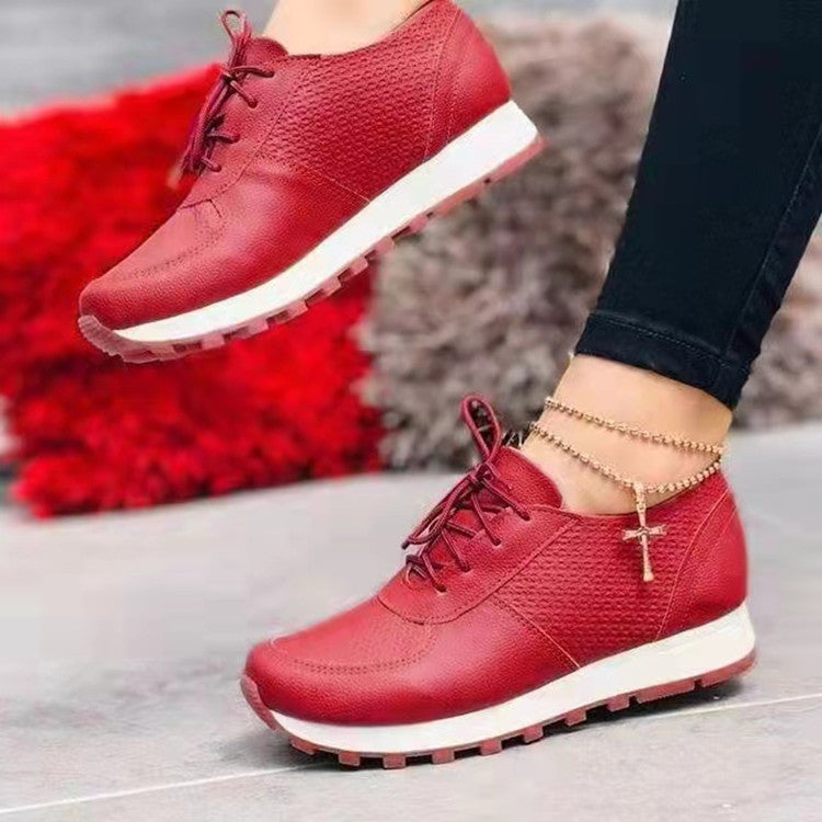 Casual Running Sneakers For Women With Flat Bottom