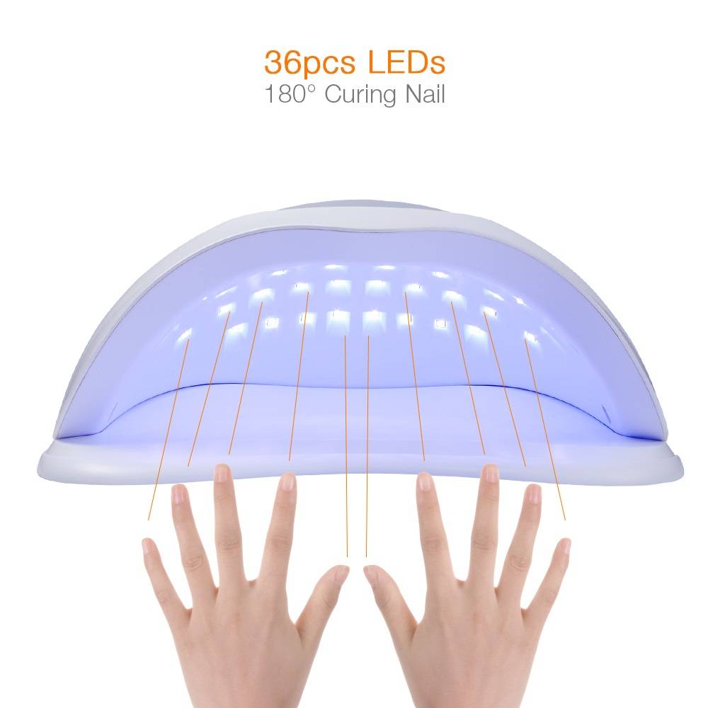 72W UV Lamp LED Nail Lamps High Power For Nails All Gel Polish Nail Dryer