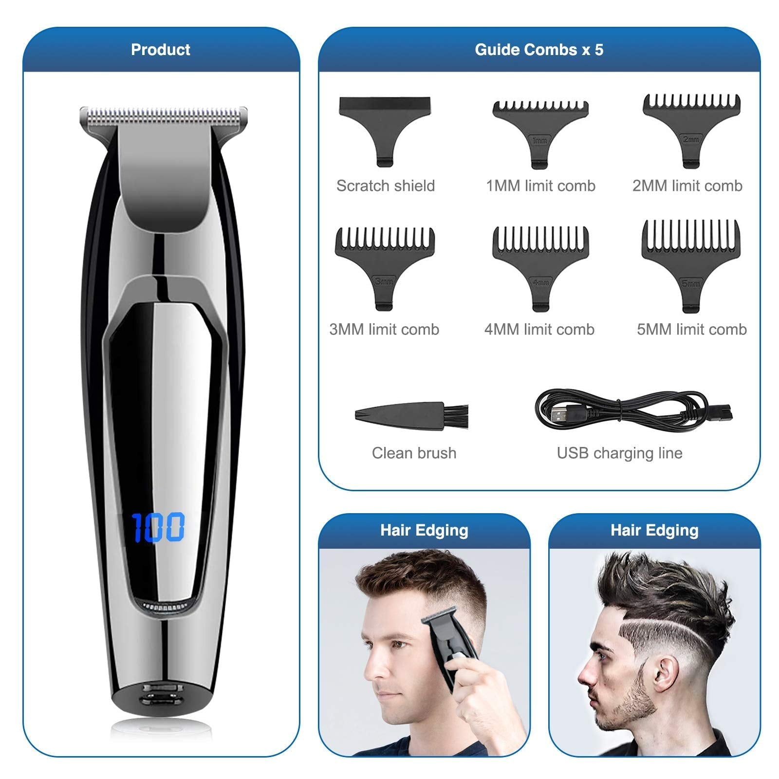 Hair Trimmer Professional hair clippers for men