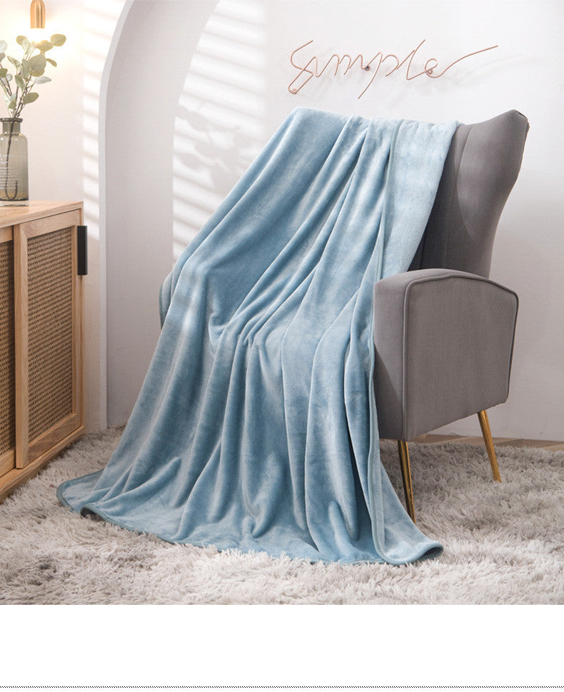 Flannel Blanket Striped Air Conditioning For Domestic Student Dormitory