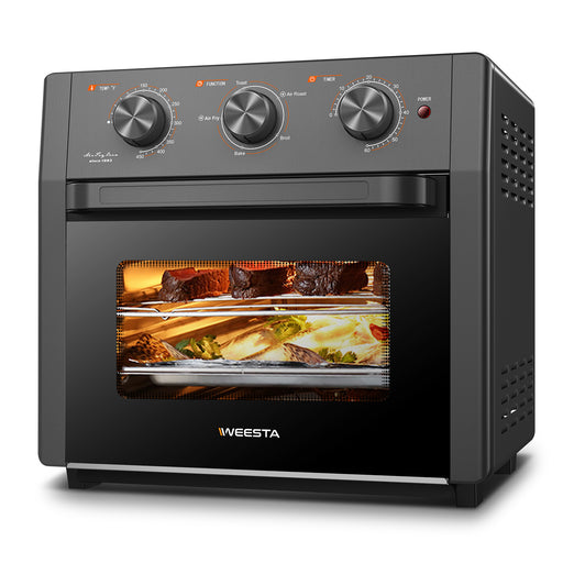 GRILL Reinigung Air Fryer Toaster Oven 5-In-1 Convection Oven With Air Fry, Roast, Toast, Broil & Bake Function - Countertop - Kitchen Appliances For Cooking Chicken, Steak & Pizza