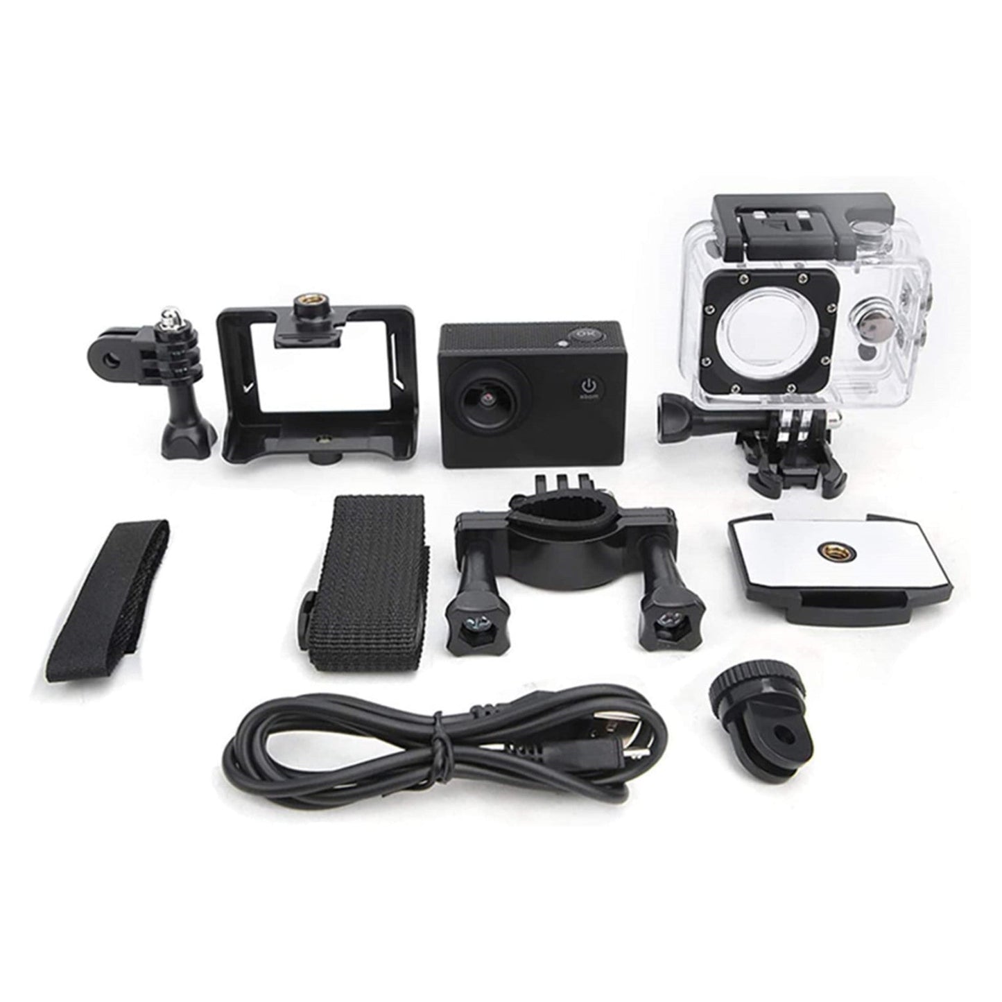 Action Camera Waterproof 13MP FHD WiFi Underwater 140 Degree Wide Angle Sport Camera Action Helmet Camera With 2 Inch LCD Screen