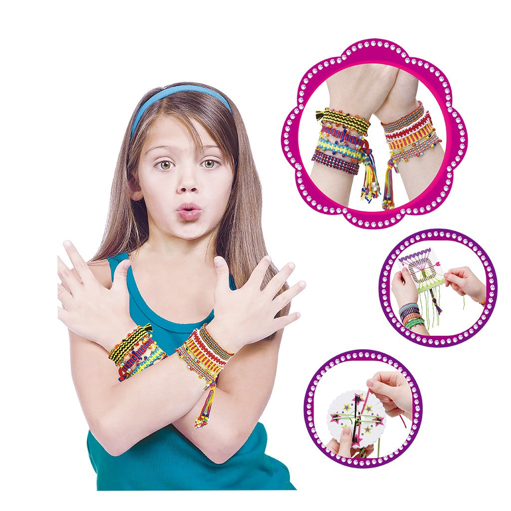 Party Favors For Kids-3 In 1Fashion Handicraft And Bracelets Making Kit For Girl