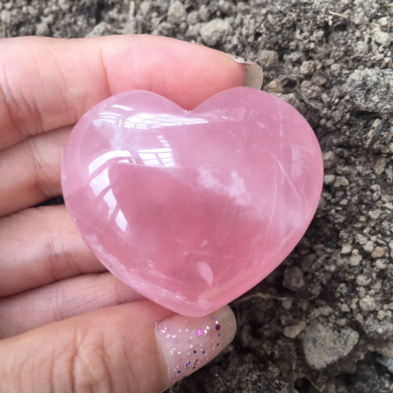 Heart-shaped crystal