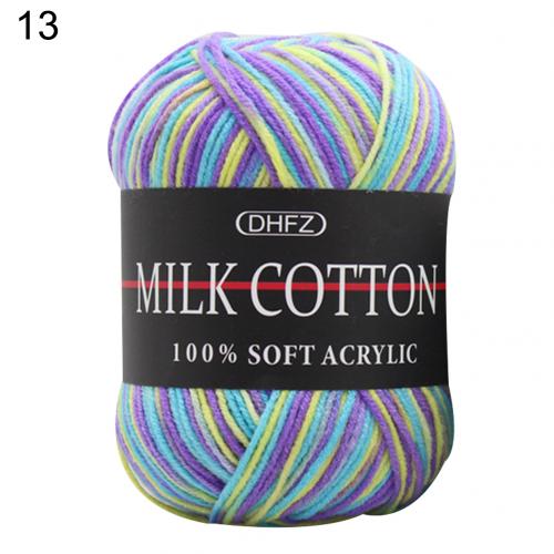 3-ply dyed milk cotton wool