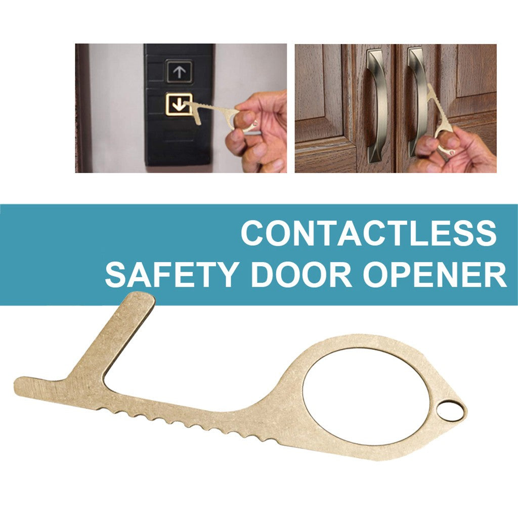 The Safe And Easy Way To Avoide Germs-Contactless Safety Isolation Brass Key