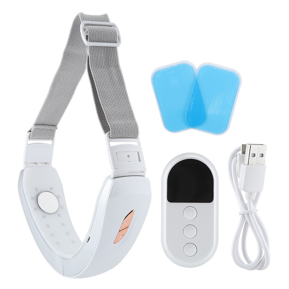 Facial Massager V-Face Beauty Instrument Wireless Remote Control EMS Color Light Vibration Face-Lifting Instrument