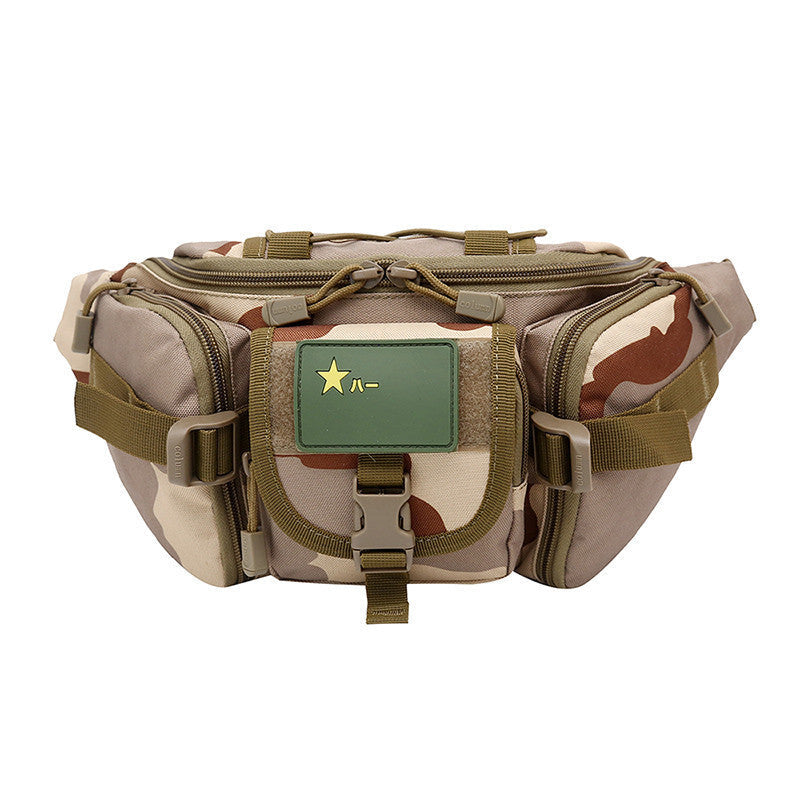 Outdoor military fan tactical belt bag