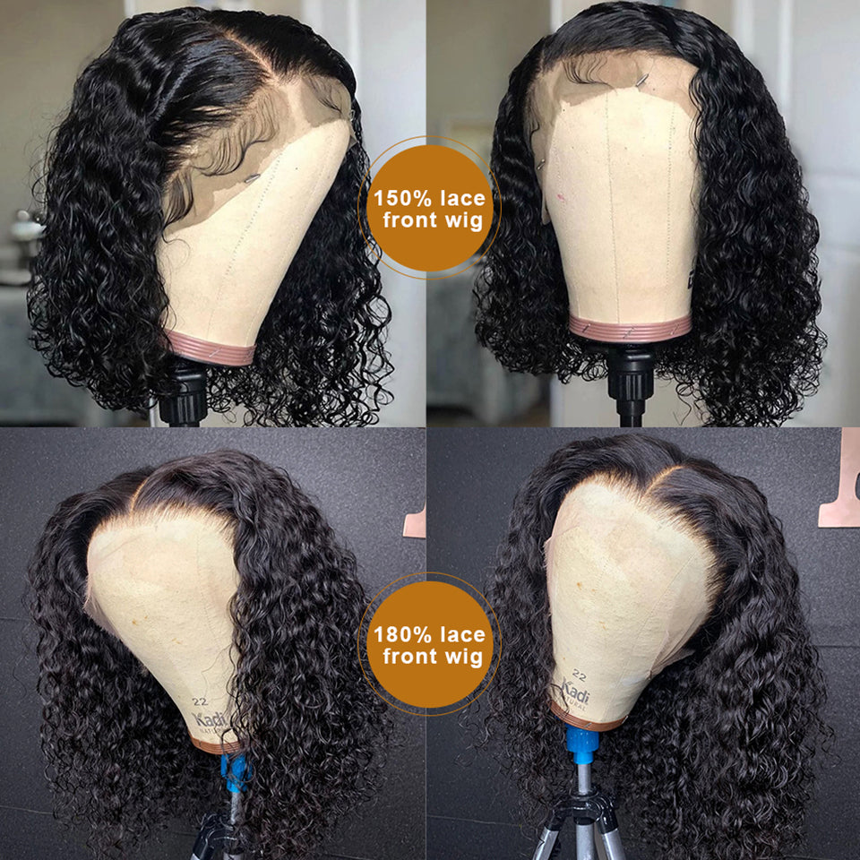 Wig Female Short Curly Hair Centered Corn Perm African Black Small Curly Hair Chemical Fiber Headgear