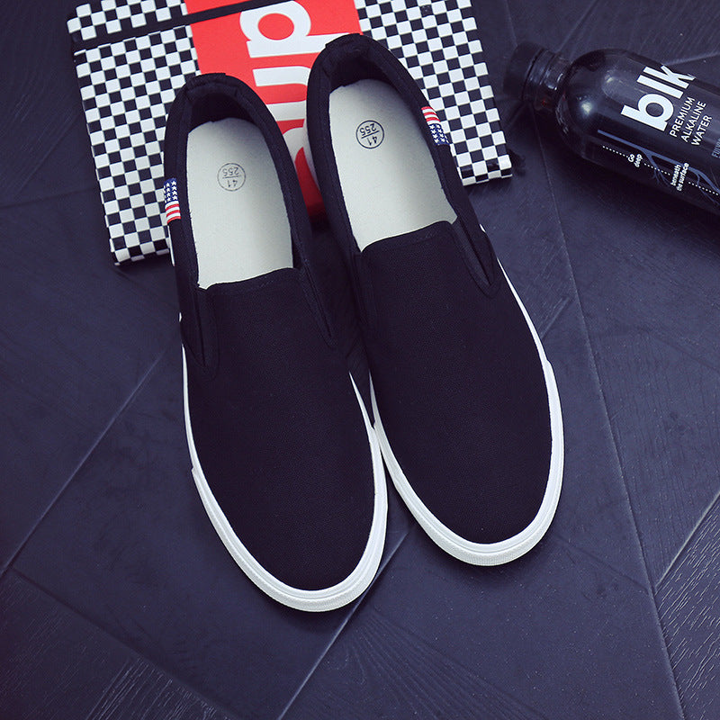 One-step canvas shoes