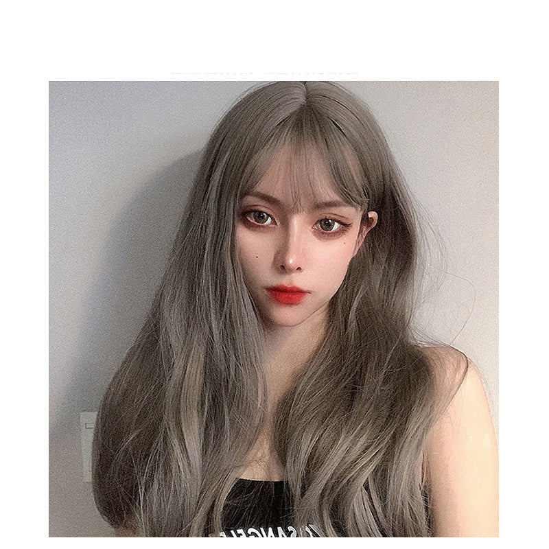 Smoky gray hair dye