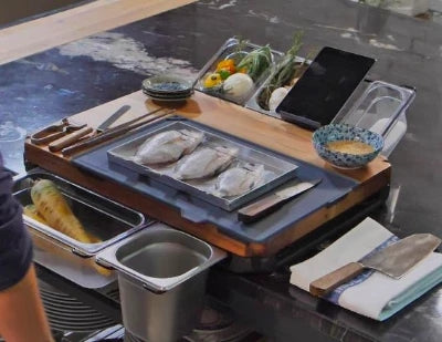 Vegetable Kitchen Cutting Board With Trays