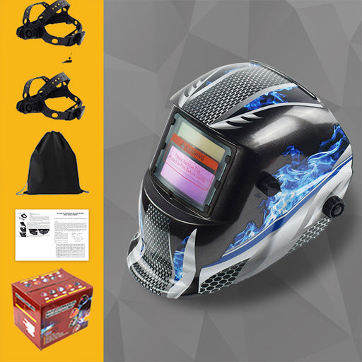 Variable light welding mask