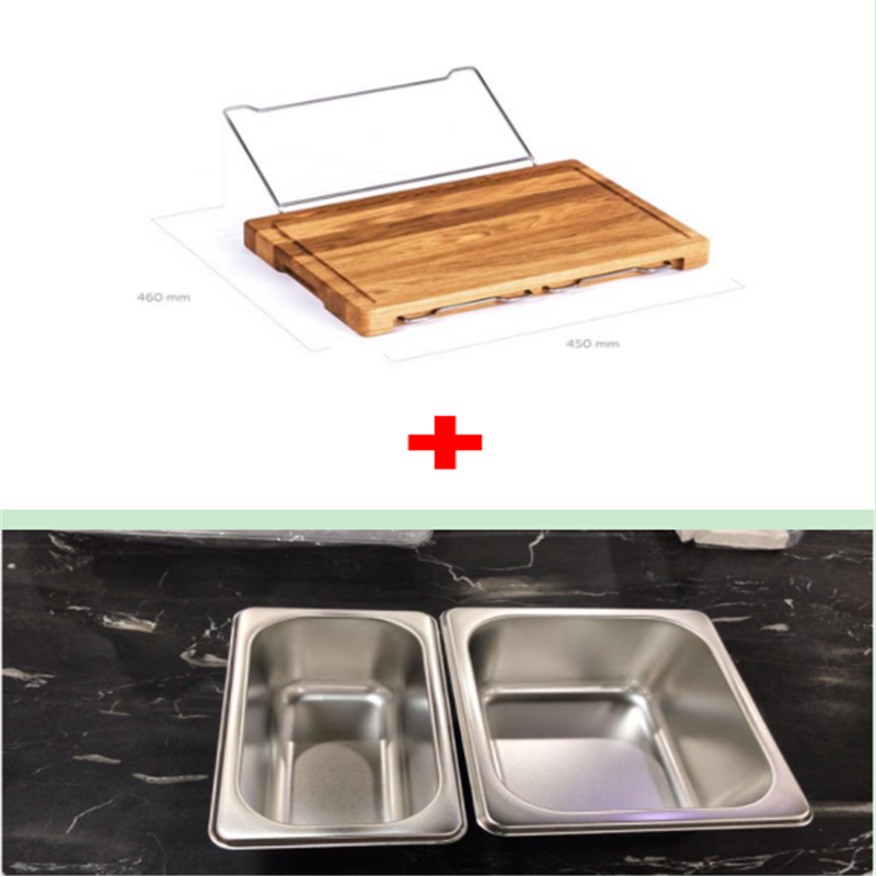 Vegetable Kitchen Cutting Board With Trays