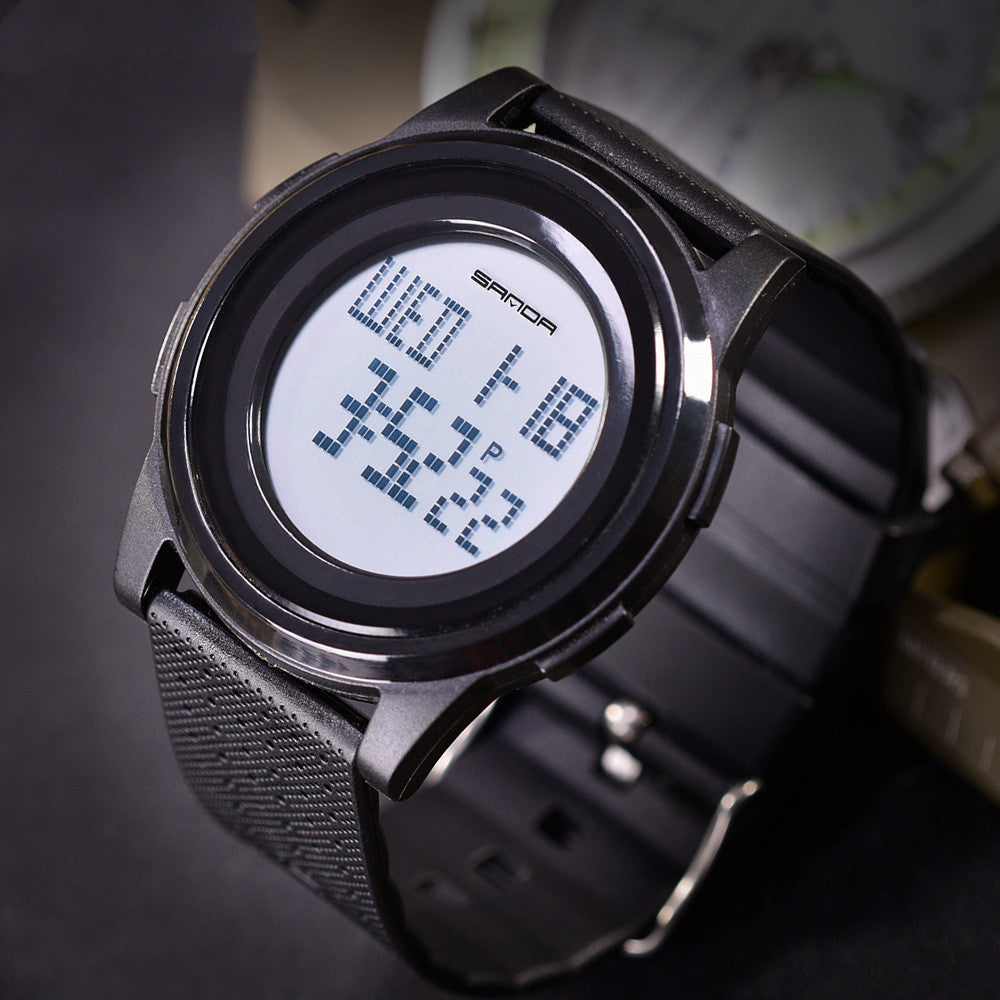 LED luminous waterproof men's electronic watch