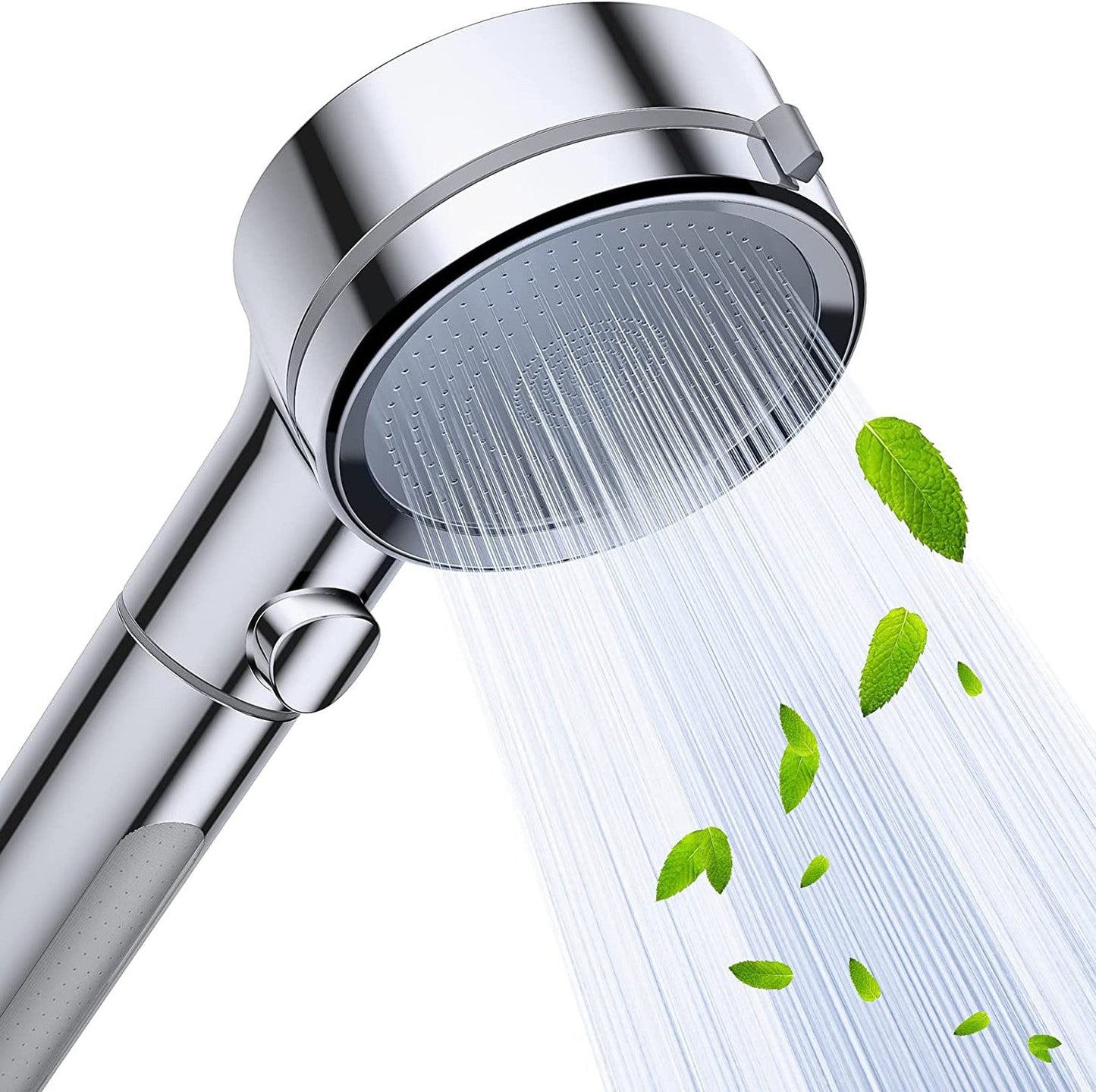 High Pressure Filtered Shower Head Handheld With ON OFF Switch, 3 Spray Setting Modes Without Hose