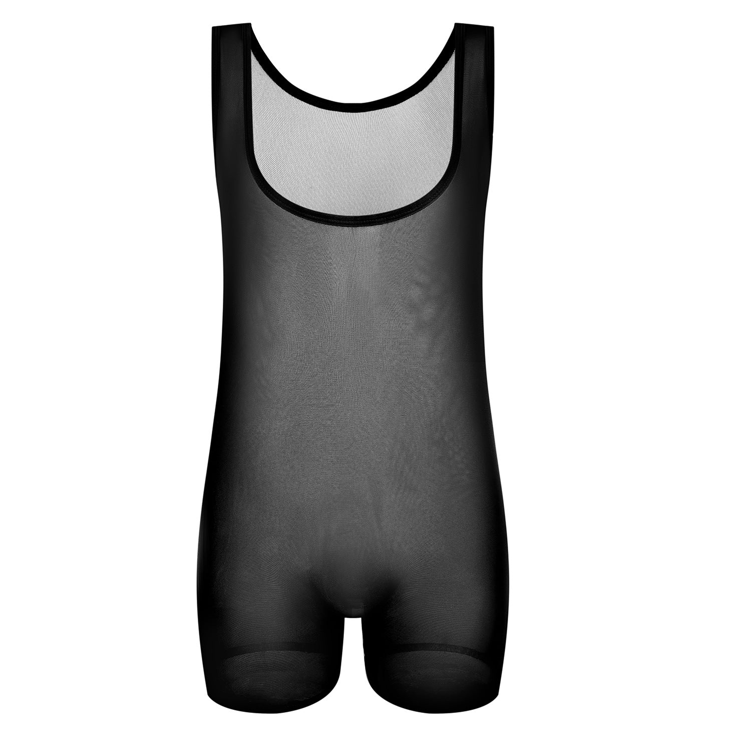 New Hot Sell Men's Underwear Mesh Sheer Bodysuit