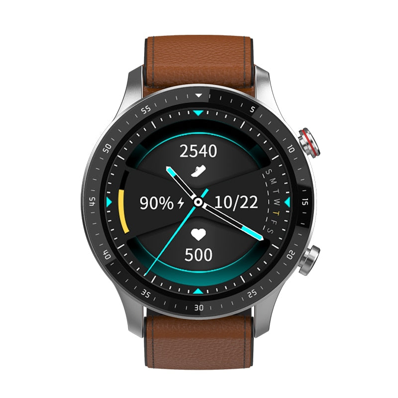 New FG08 1.3 Inch Smart Watch Full Touch Round Screen Display Bluetooth Call  Waterproof  TWS Music Smartwatch for Android IOS