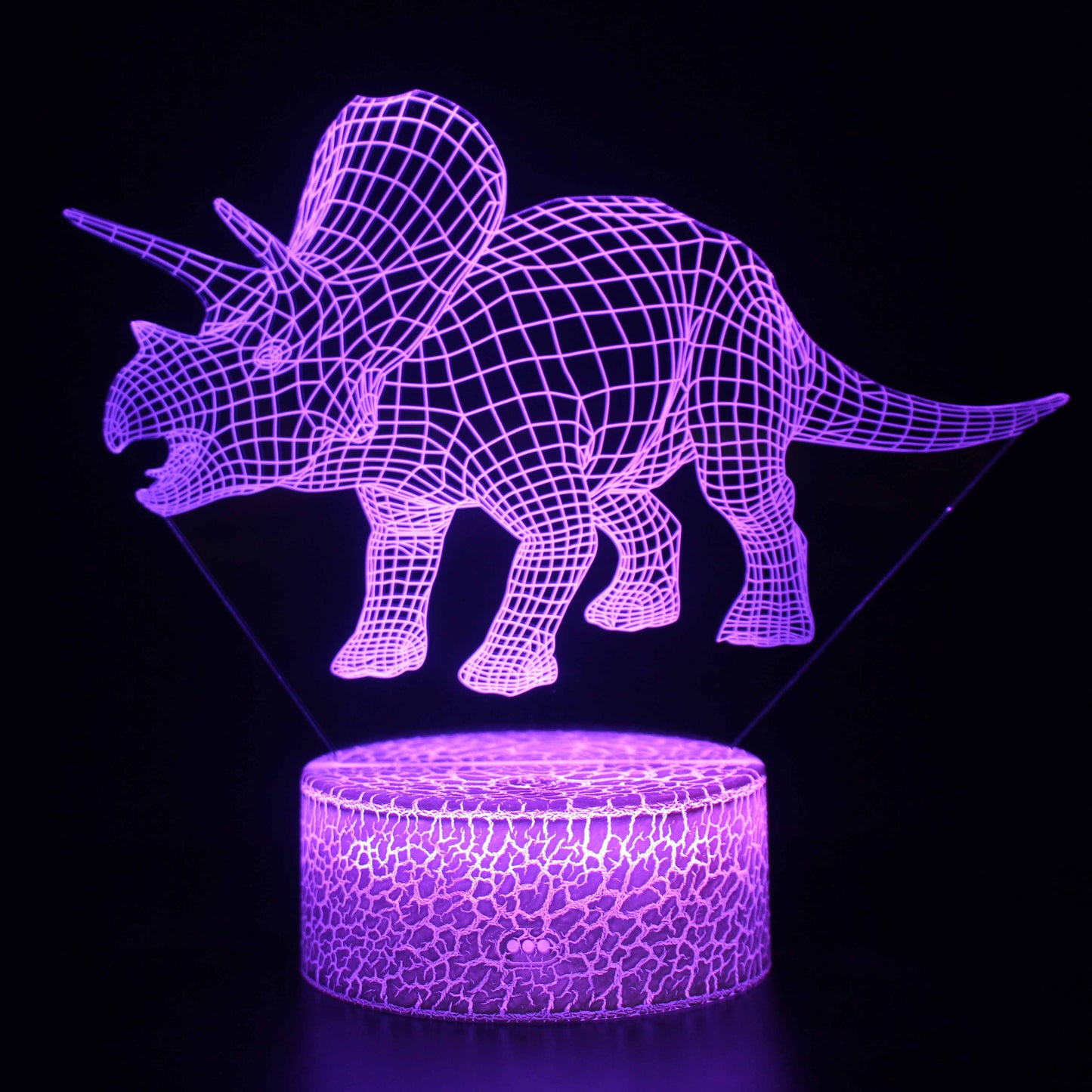 Dinosaur Series Touch Remote Control Creative 3D Desk Lamp Gift Led Seven Color Night Light